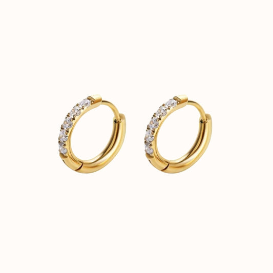 SHIMMER Huggie Hoops